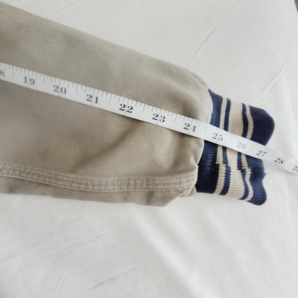 Vtg Carhartt Jacket Mens L Blue Denim Varsity Detroit Collegiate Bomber USA Made - Picture 15 of 16